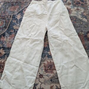 Women's White Pants Line Pants Pre Owned